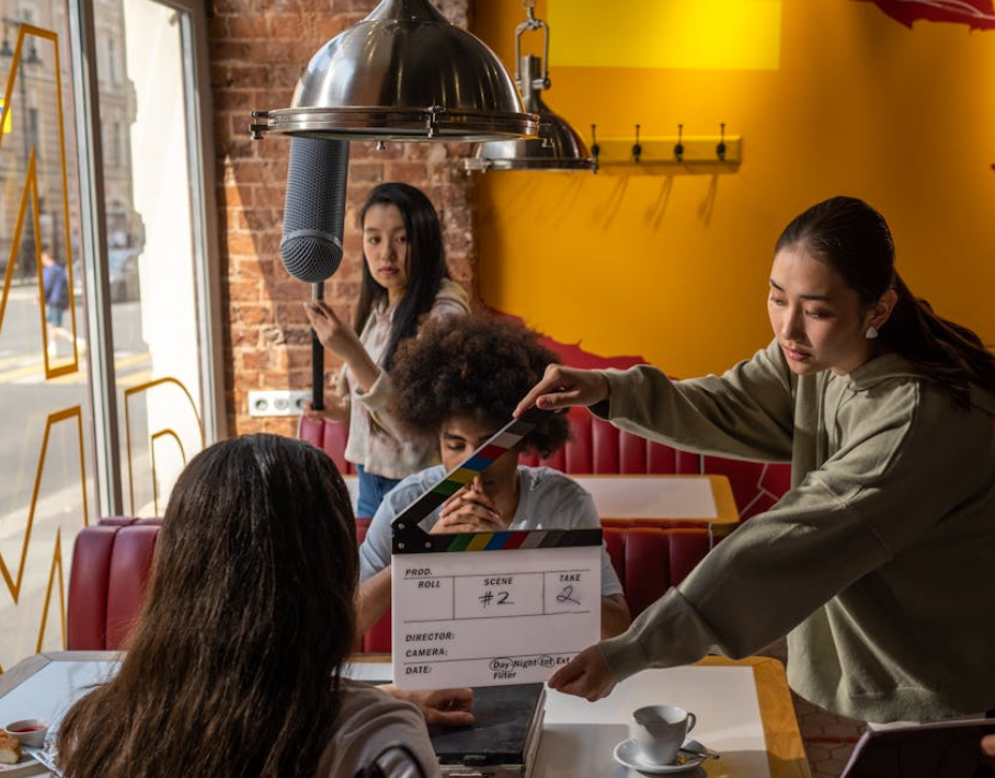 Film department team using SceneMatch